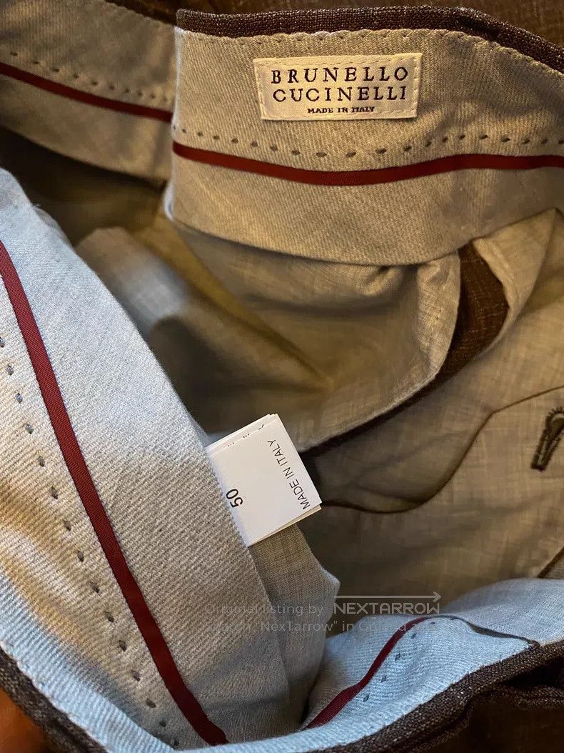 Brunello Cucinelli brunello cucinelli Suit set, wool, linen, and silk blended Size 50L - 9 Thumbnail