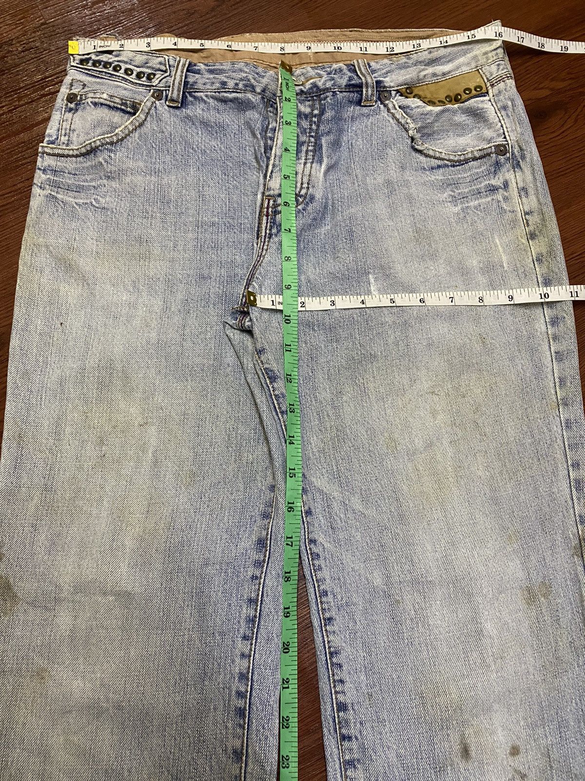 Engineered Garments × Red Wing Vintage Red Wing Faded Wash Punk Style Jeans Size US 32 / EU 48 - 17 Thumbnail