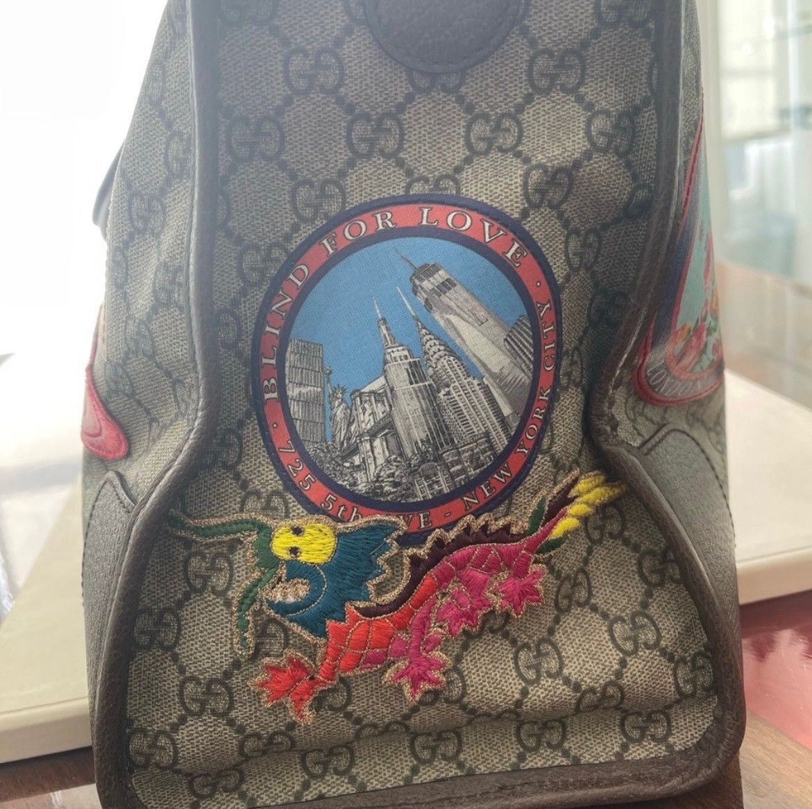 Gucci Gucci Courrier Supreme GG Duffle Bag Size ONE SIZE - 3 Thumbnail