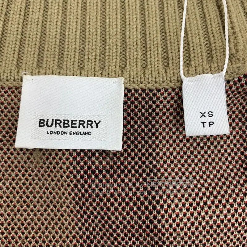 Burberry Burberry Brown Polyester Women's Cardigan. Size XS / US 0-2 / IT 36-38 - 5 Thumbnail