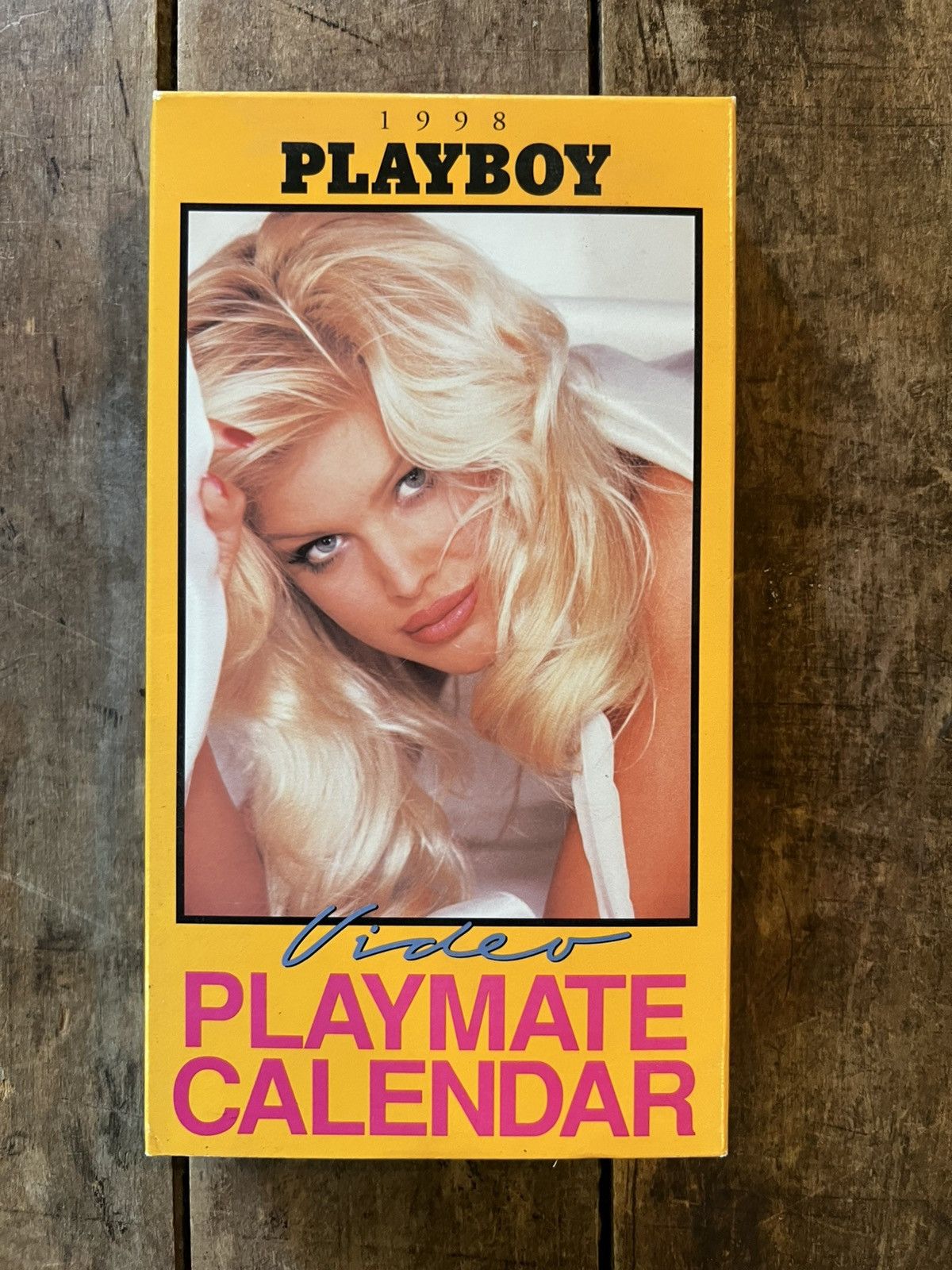 Vintage 1998 Playboy Video Playmate Calendar - VHS Movie Size ONE SIZE - 1 Thumbnail
