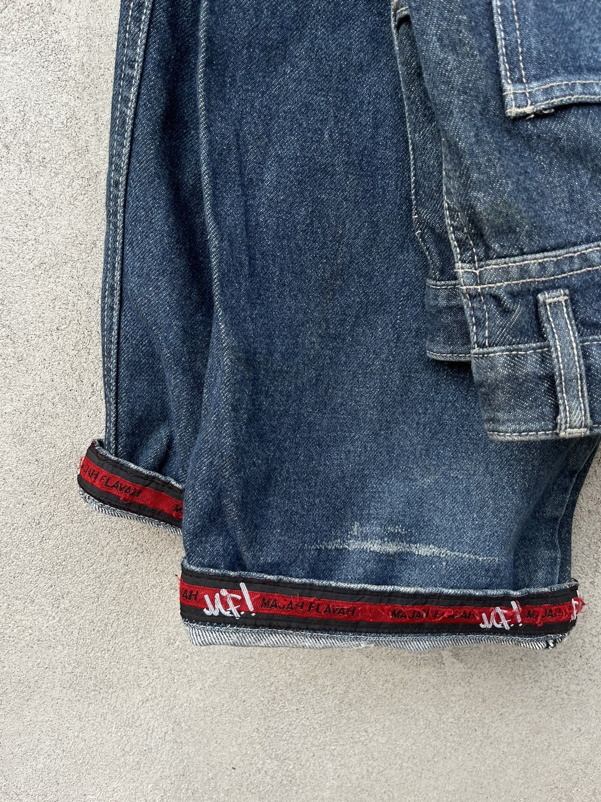Fubu × Vintage HIPHOP BAGGY CARPENTER MAJAH FLAVAH COPYRIGHT 2002 Size US 30 / EU 46 - 15 Thumbnail