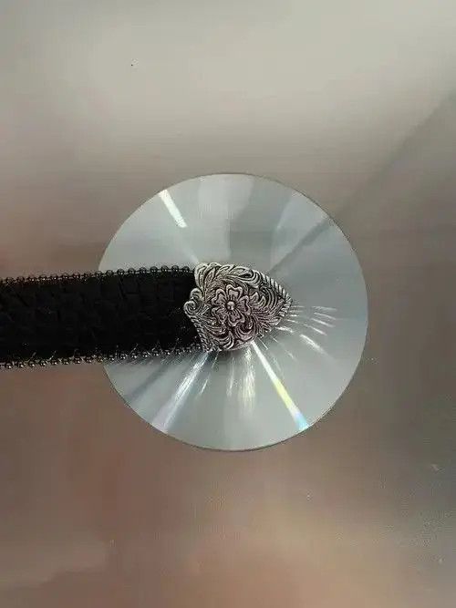 Japanese Brand Y2K Gothic Buckle Belt Size 30 - 2 Thumbnail