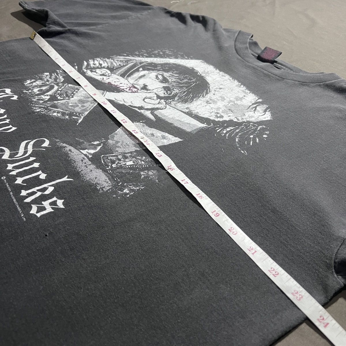 Expert Horror Vintage 90s FashionVictim LoveSucks Vampire Thrashed Faded Size US XL / EU 56 / 4 - 13 Thumbnail