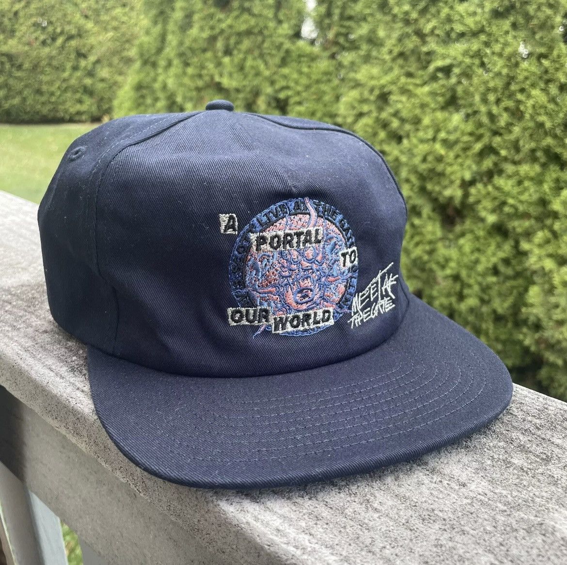 Travis Scott RARE Travis Scott Rolling Loud NYC 2021 Hat navy Size ONE SIZE - 1 Thumbnail