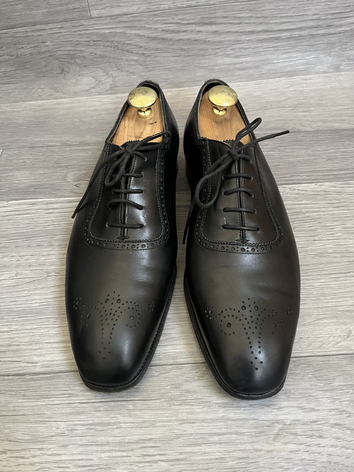 Edward Green Edward green whole cit black leather oxford shoes sz 9.5 Size US 9.5 / EU 42-43 - 2 Thumbnail