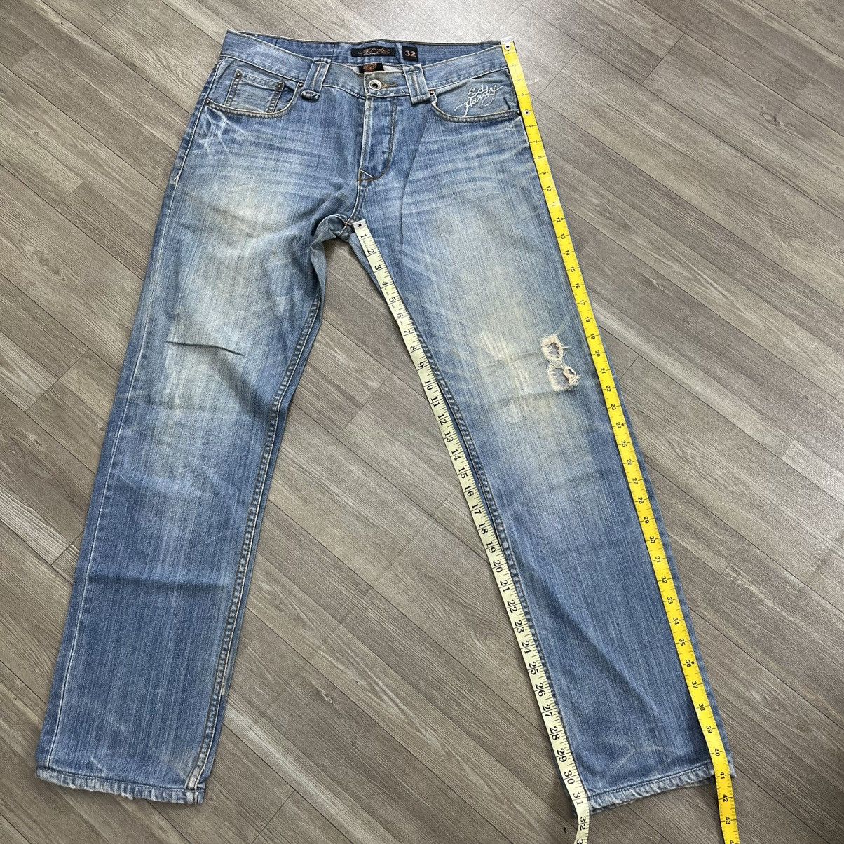 Ed Hardy Vintage Ed Hardy Distressed Embroidery Y2K Baggy Jeans Size US 32 / EU 48 - 23 Thumbnail