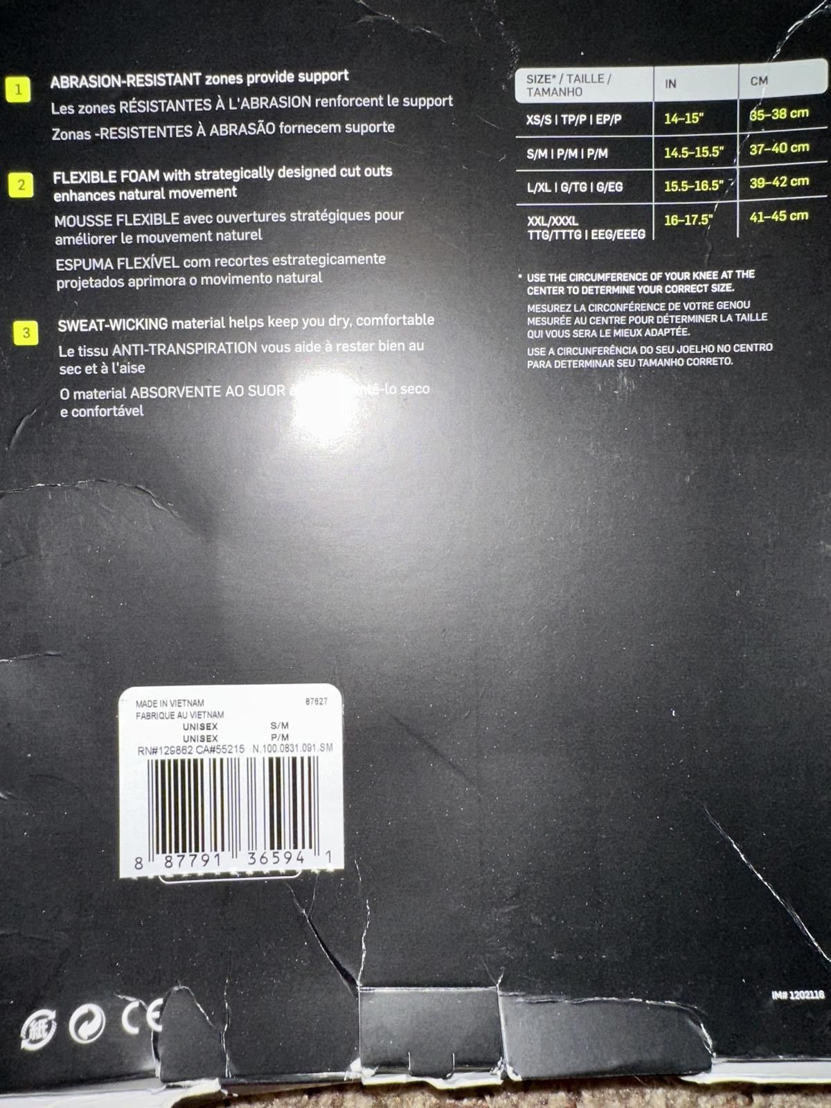 Nike Nike Pro Strong Knee Protective Sleeve Size ONE SIZE - 10 Thumbnail