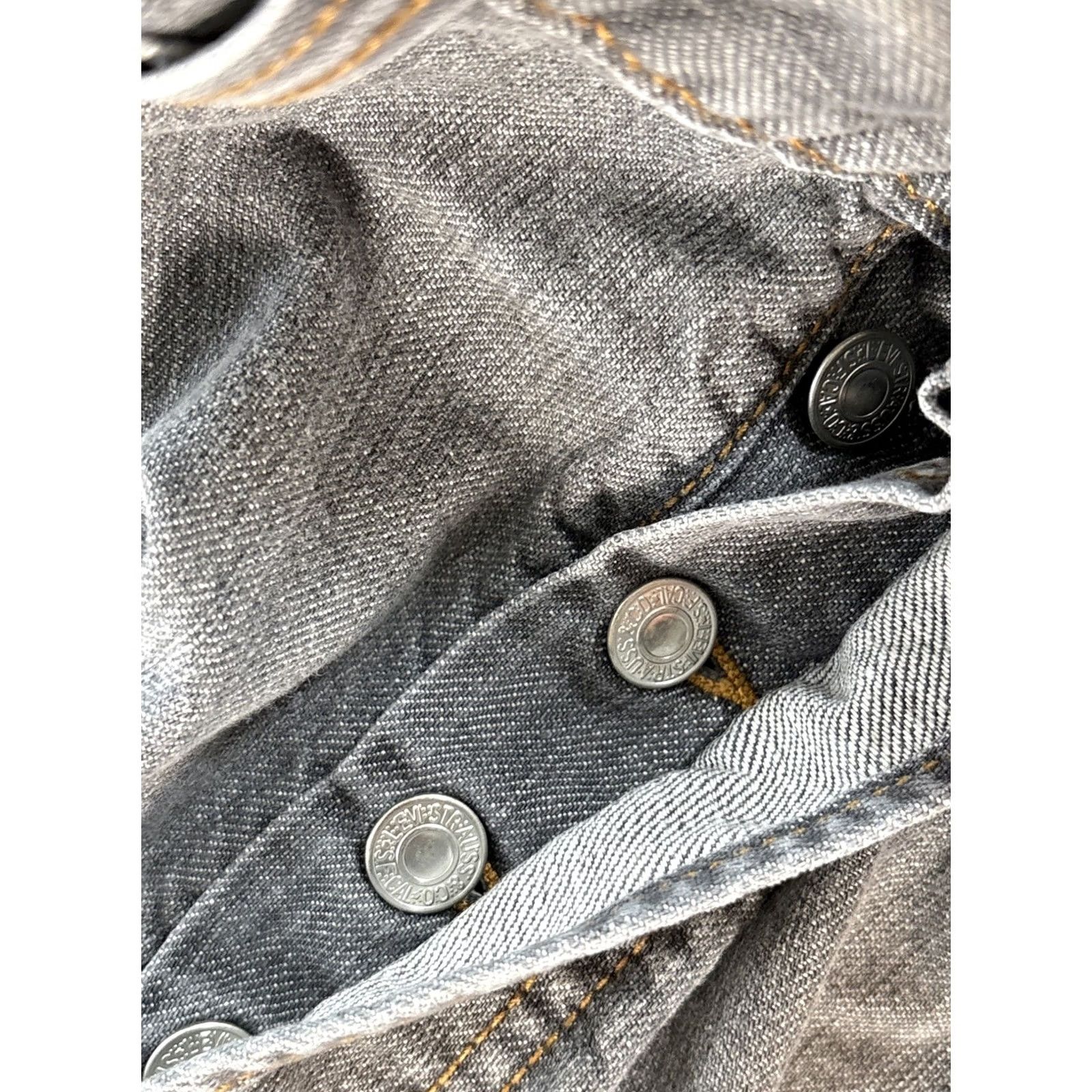 Levi's Levi'S 501 Jeans Mens Gray Button Fly Vintage 36x29 100% Cotton Shirt Size US 36 / EU 52 - 7 Thumbnail