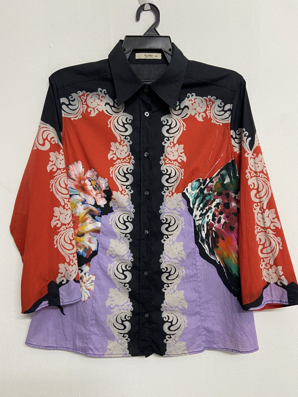 Etro ETRO Silk Floral Shirt Size US M / EU 48-50 / 2 - 1 Thumbnail
