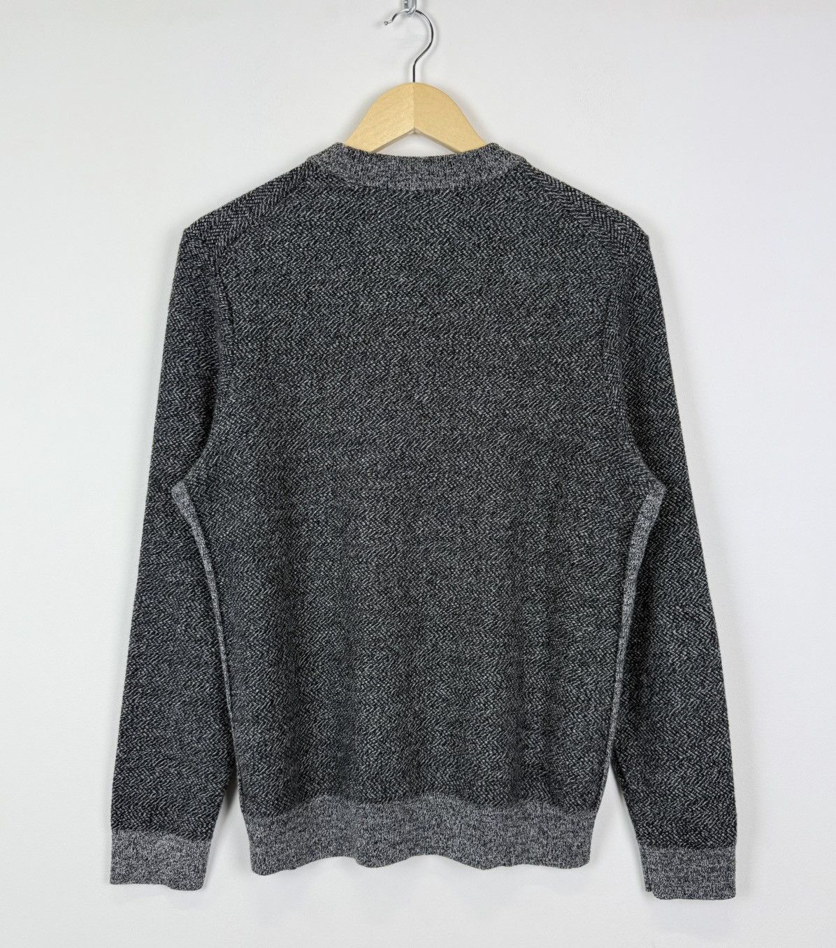 Hugo Boss Hugo Boss Wool Crew Neck Jumper Sweater Gray Long Sleeve Top Size US M / EU 48-50 / 2 - 5 Thumbnail