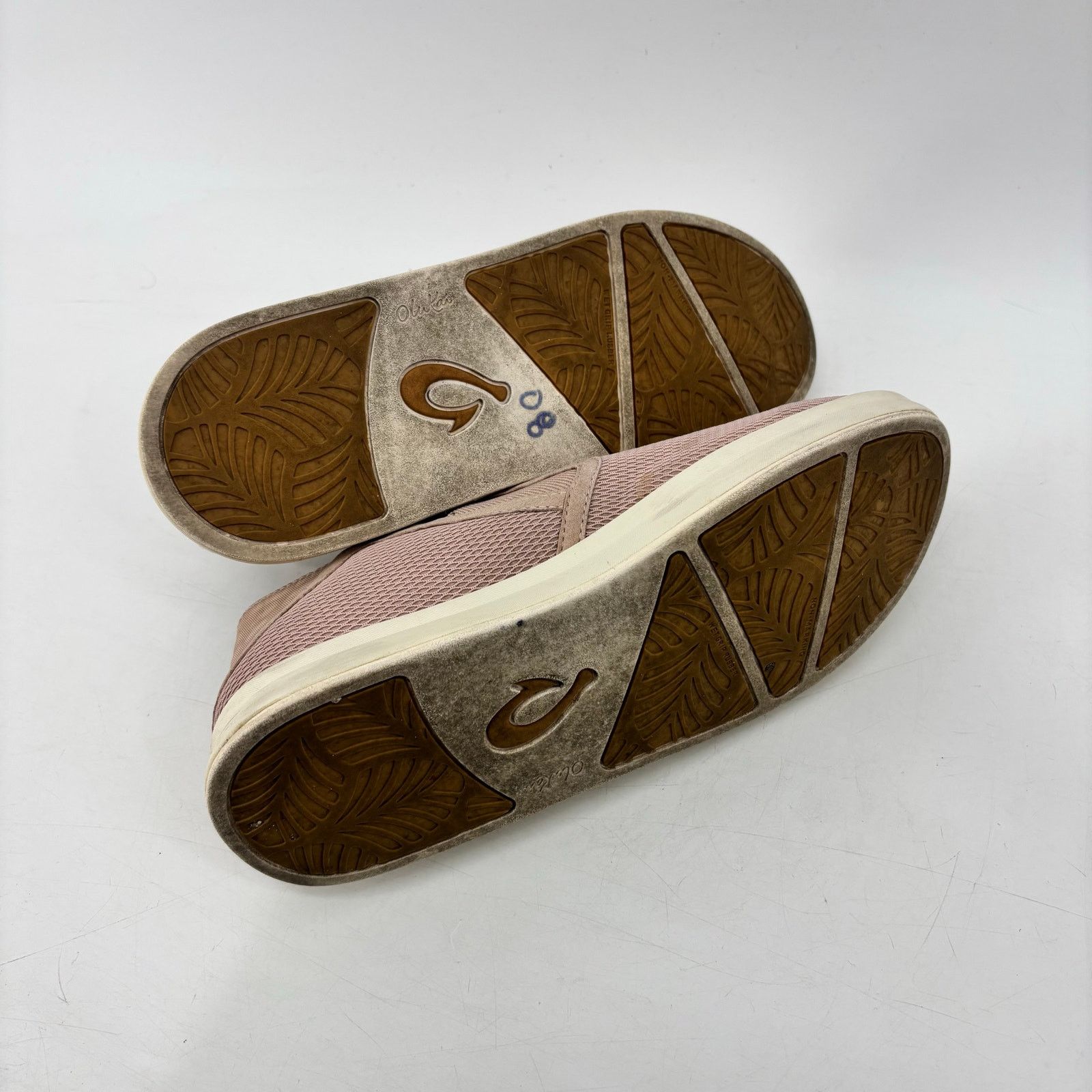 Olukai Olukai Ki'hele Womens Sz 7.5 Slip On Sneakers Pink Rose Dust Size US 7.5 / IT 37.5 - 6 Thumbnail