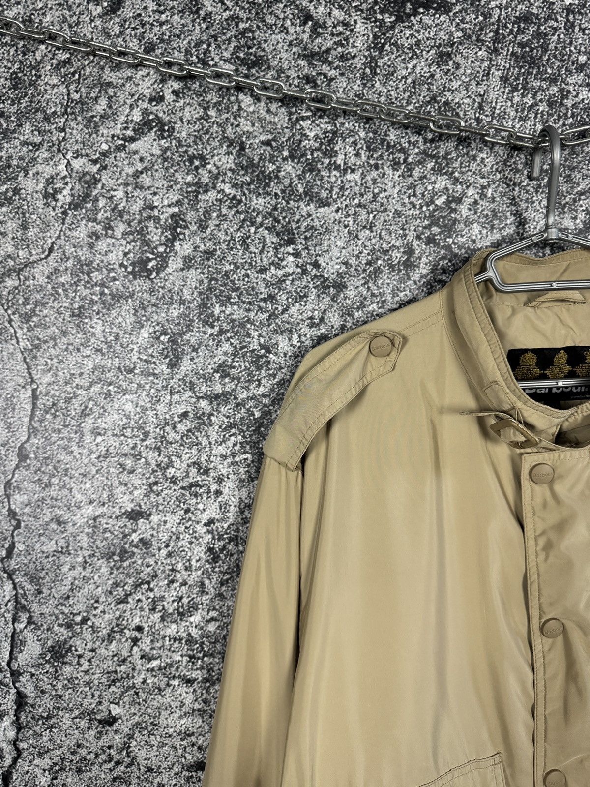 Barbour Barbour Lightweight Mettalic Flyer Beige Jacket Military XXL Size US XXL / EU 58 / 5 - 3 Thumbnail
