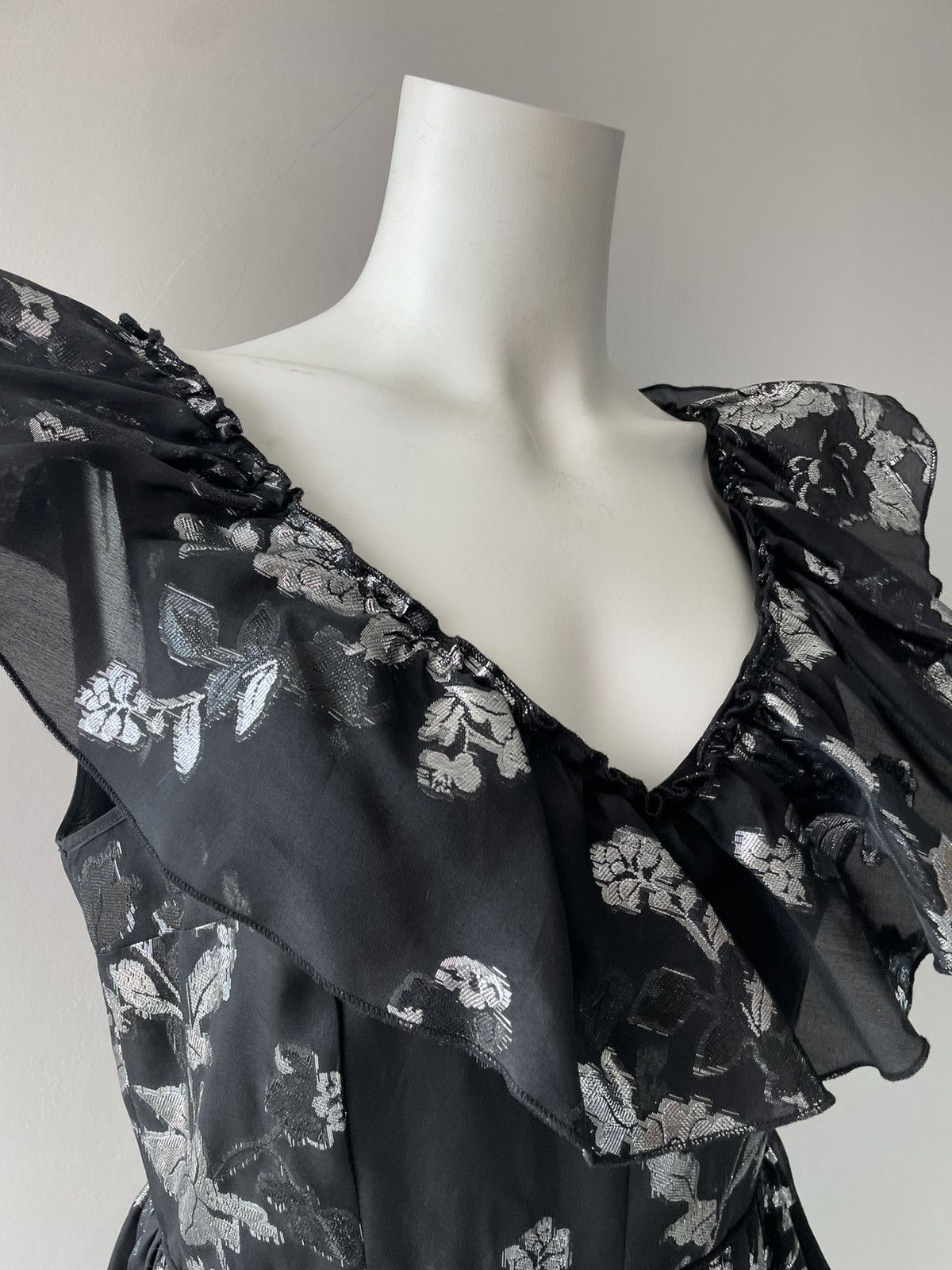 Vintage Machka silk dress Size M / US 6-8 / IT 42-44 - 18 Thumbnail