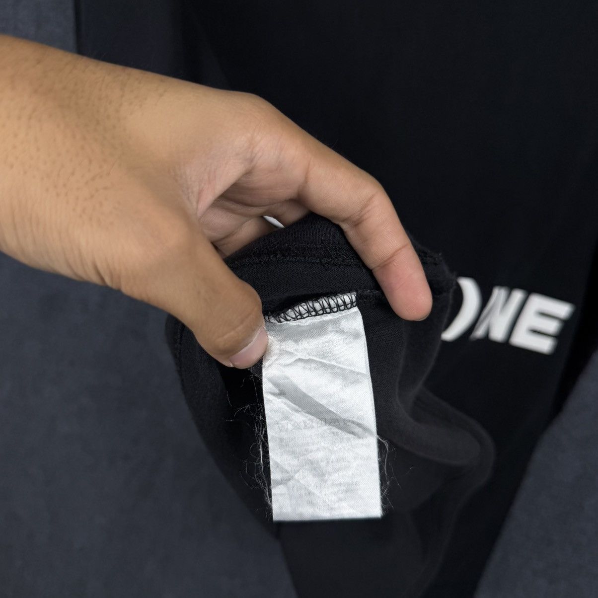 Number (N)ine Number (N)ine Denim Oversized Pocket Tee Size US L / EU 52-54 / 3 - 8 Thumbnail