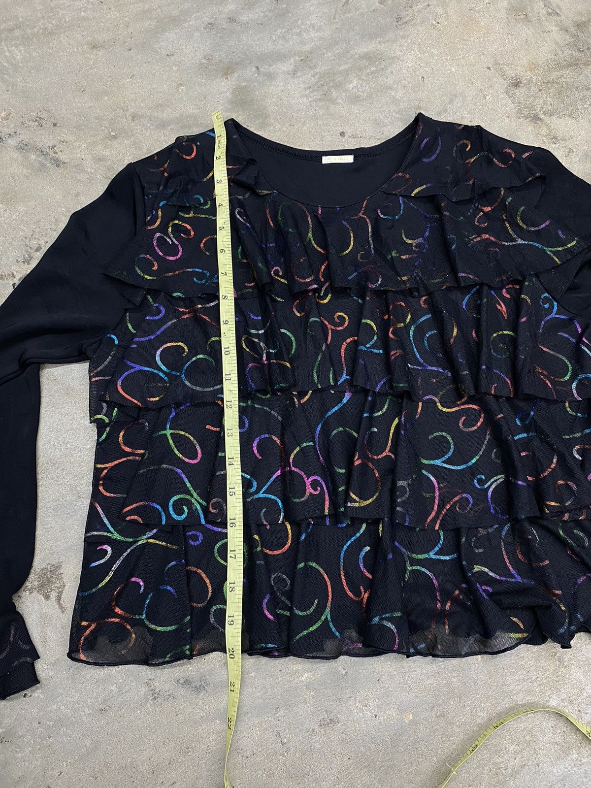 If Six Was Nine × Japanese Brand × Tsumori Chisato ISSEY MIYAKE YOHJI STYLE blouses abstract avant garde pyrami Size S / US 4 / IT 40 - 12 Thumbnail