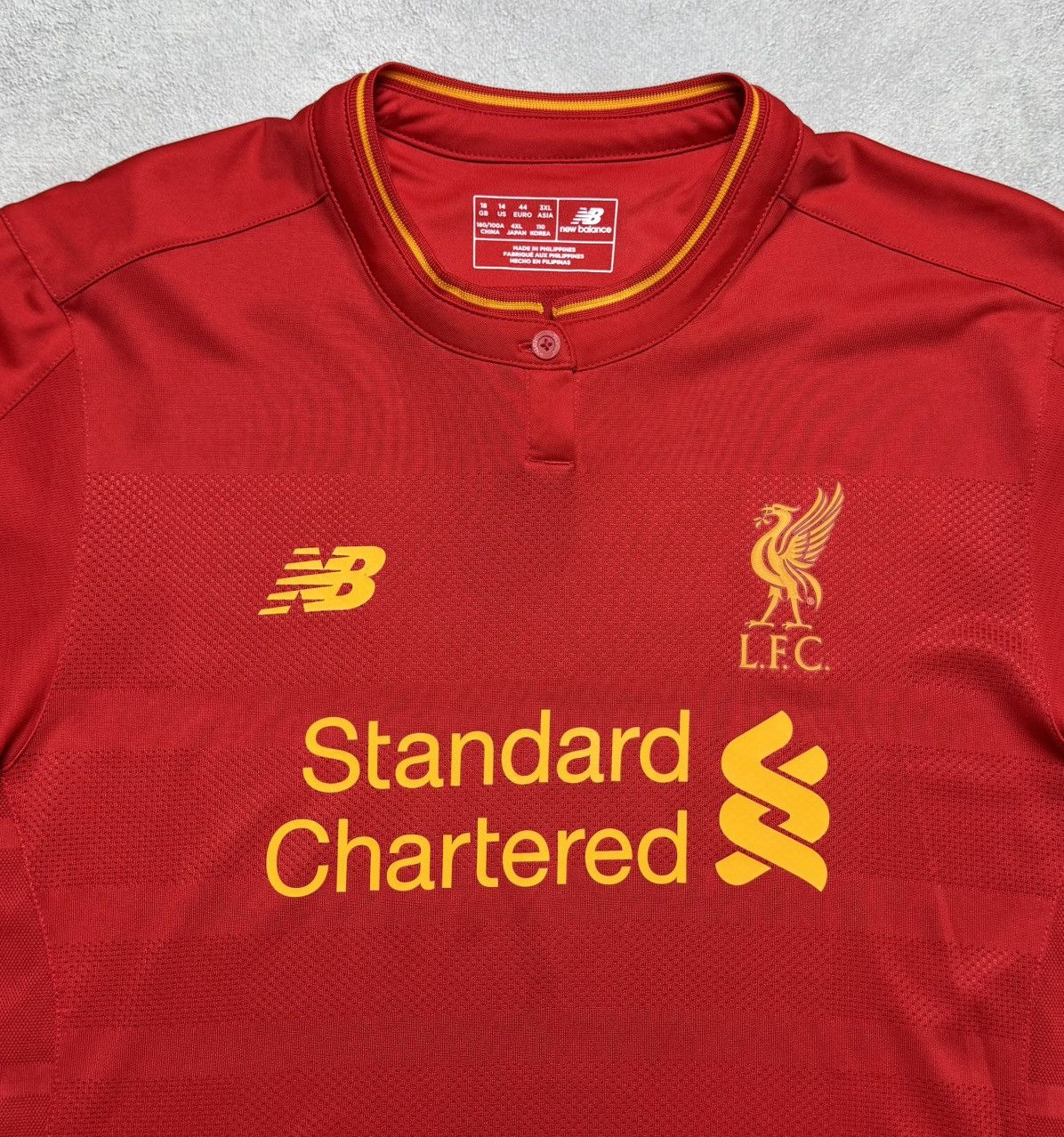 New Balance Liverpool 2016 2017 Home Shirt Soccer Jersey New Balance Size XL / US 12-14 / IT 48-50 - 7 Thumbnail