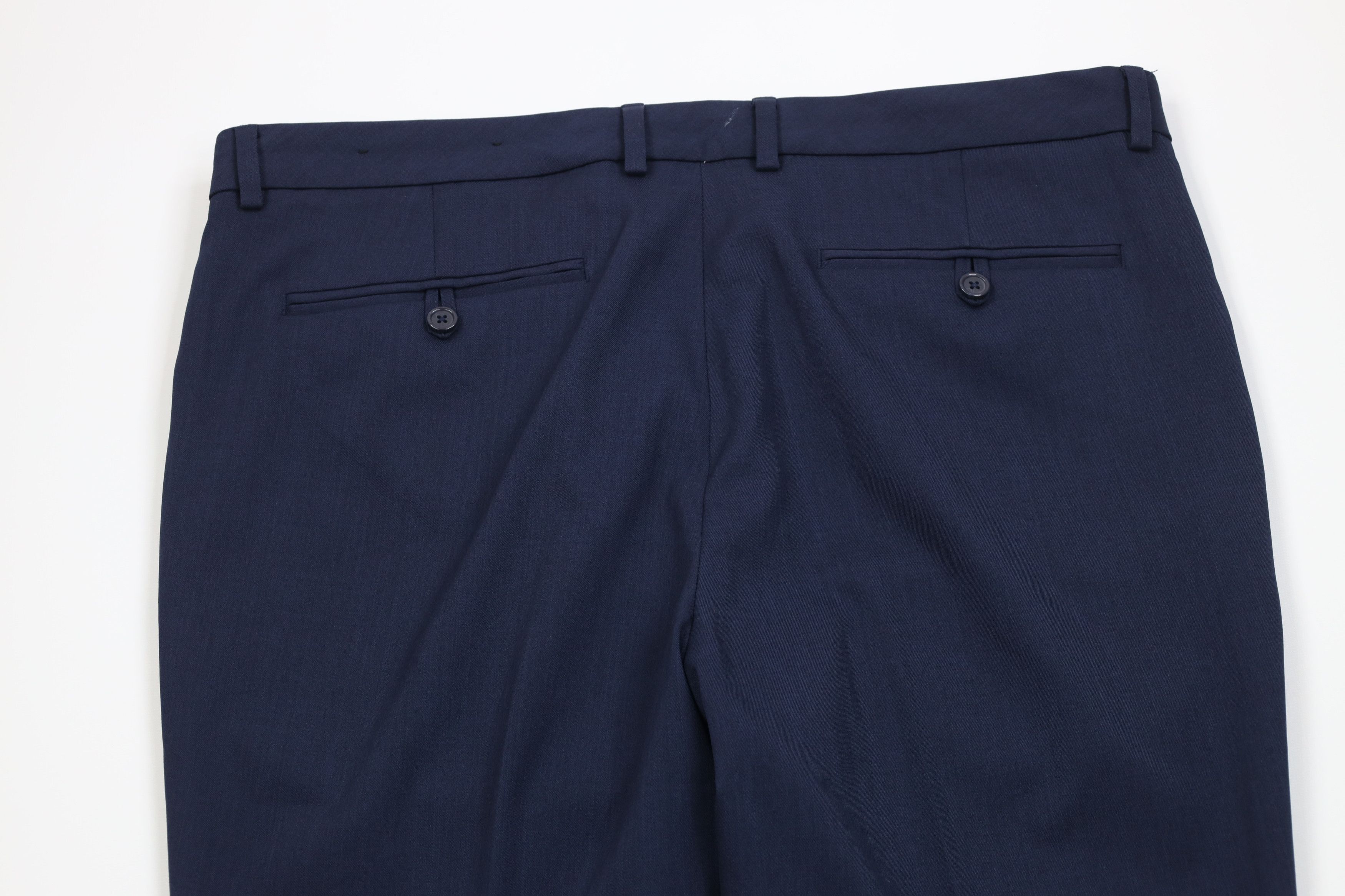 DKNY DKNY Straight Leg Knit Chino Pants Trousers Slacks Navy Blue Size US 36 / EU 52 - 11 Thumbnail