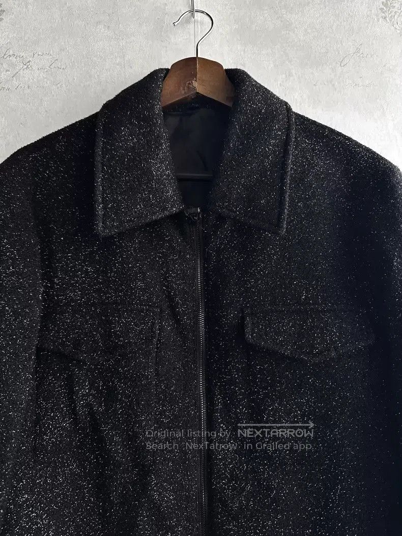 Alexander McQueen ALEXANDER MCQUEEN Silver Threaded Wool Pocket Jacket i Size US M / EU 48-50 / 2 - 1 Thumbnail