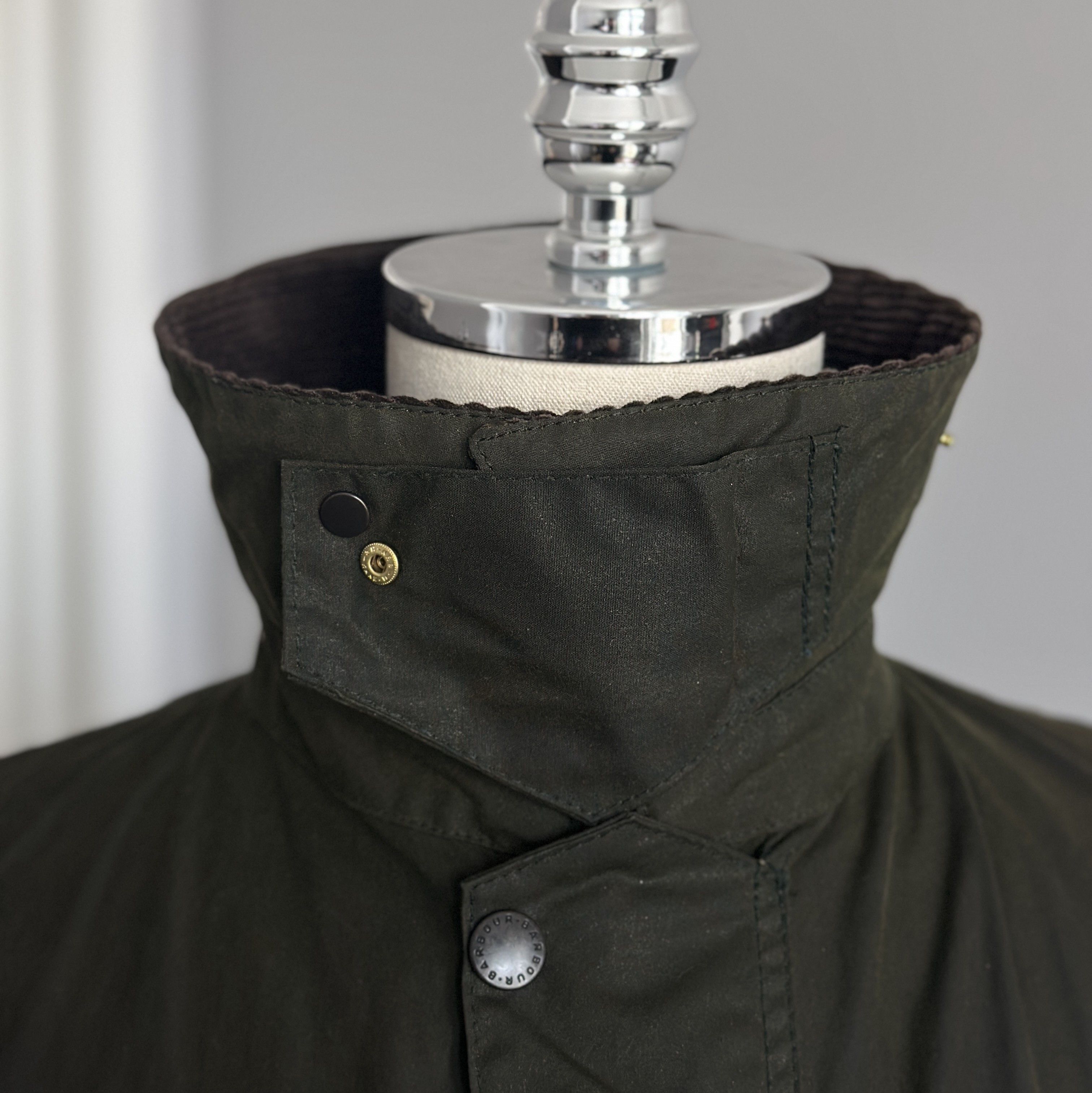 Barbour BARBOUR A200 Border Wax Jacket C46 / 117CM England Vintage Size US XXL / EU 58 / 5 - 4 Thumbnail