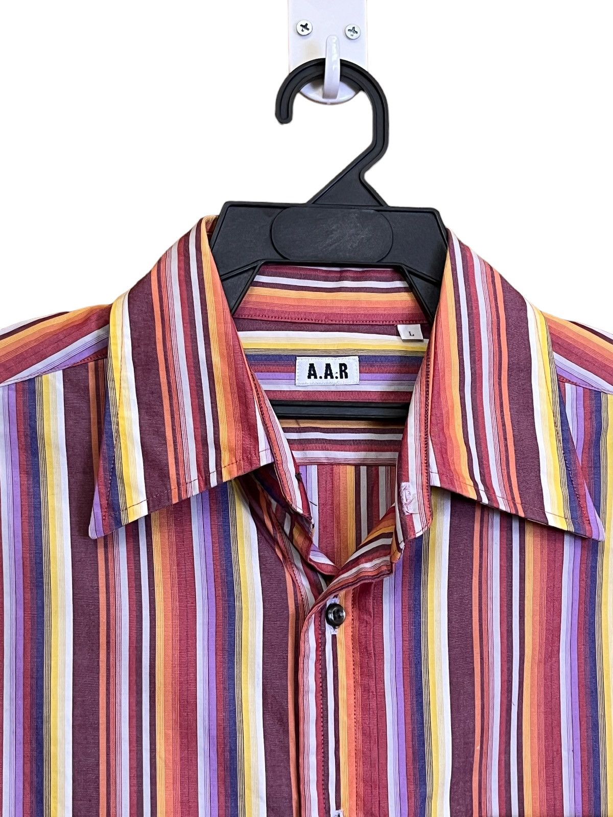 Yohji Yamamoto YOHJI YAMAMOTO AAR DURBAN STRIPED BUTTON UPS L/S SHIRT Size US M / EU 48-50 / 2 - 3 Thumbnail