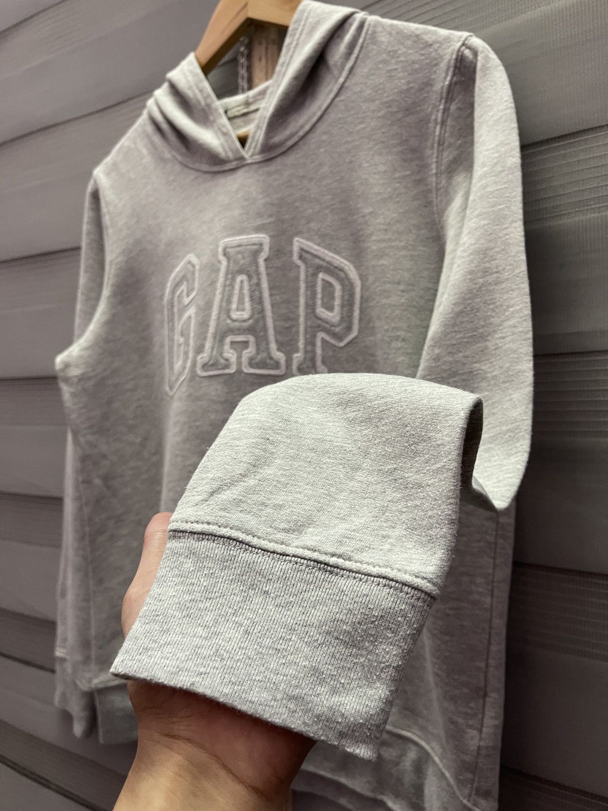 Gap × Vintage Vintage Y2K Gap Spellout Hoodie Size US M / EU 48-50 / 2 - 4 Thumbnail