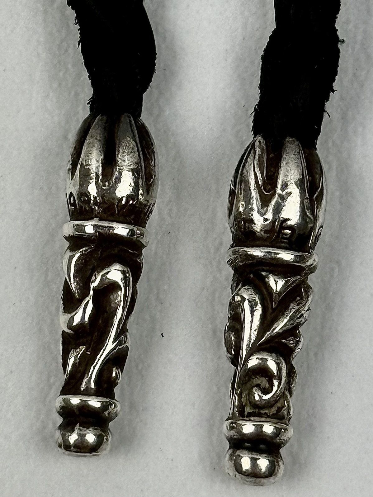 Chrome Hearts Chrome hearts - Dagger Pendant - Leather Necklace Size ONE SIZE - 4 Thumbnail