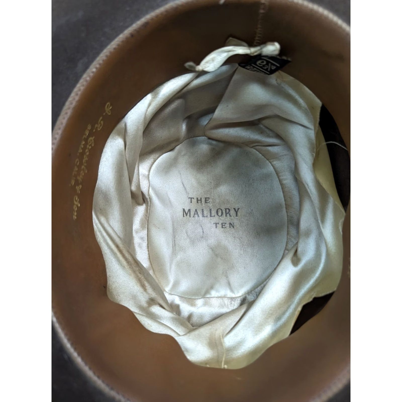 FELT Refinement: The Mallory Ten Vintage Felt Light Brown Tan Fedora Hat 6 3/4 is a is and It'S a style Size ONE SIZE - 5 Thumbnail