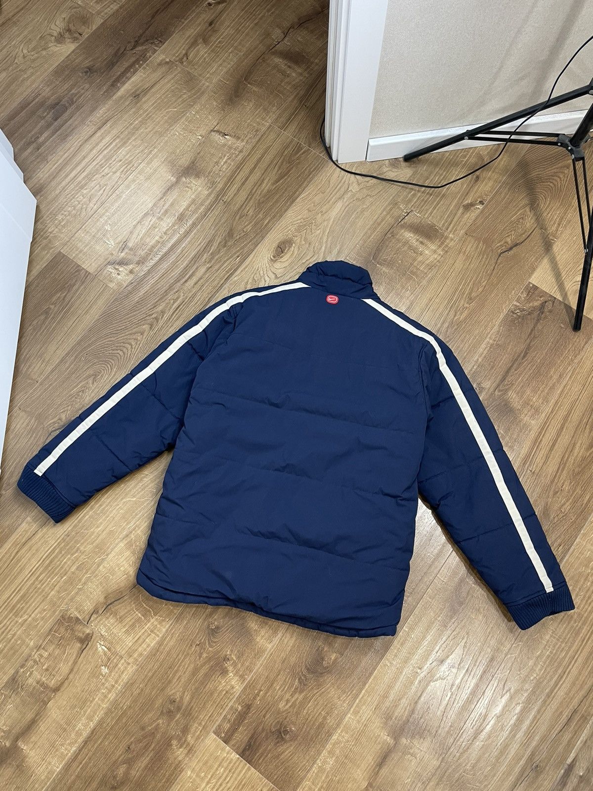 Nike × Vintage Vintage Nike Y2K Style Athletic 1971 Blue Puffer Jacket Size US M / EU 48-50 / 2 - 21 Thumbnail