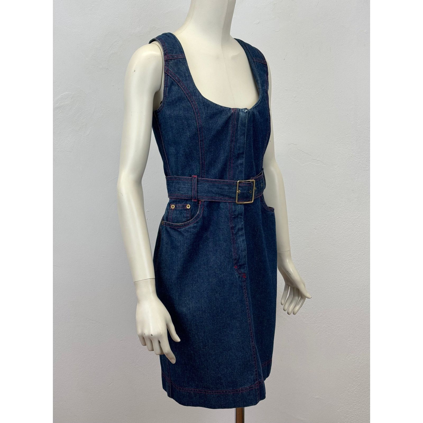 Vivienne Westwood S/S1992 Vivienne Westwood denim dress with corset Size M / US 6-8 / IT 42-44 - 7 Thumbnail
