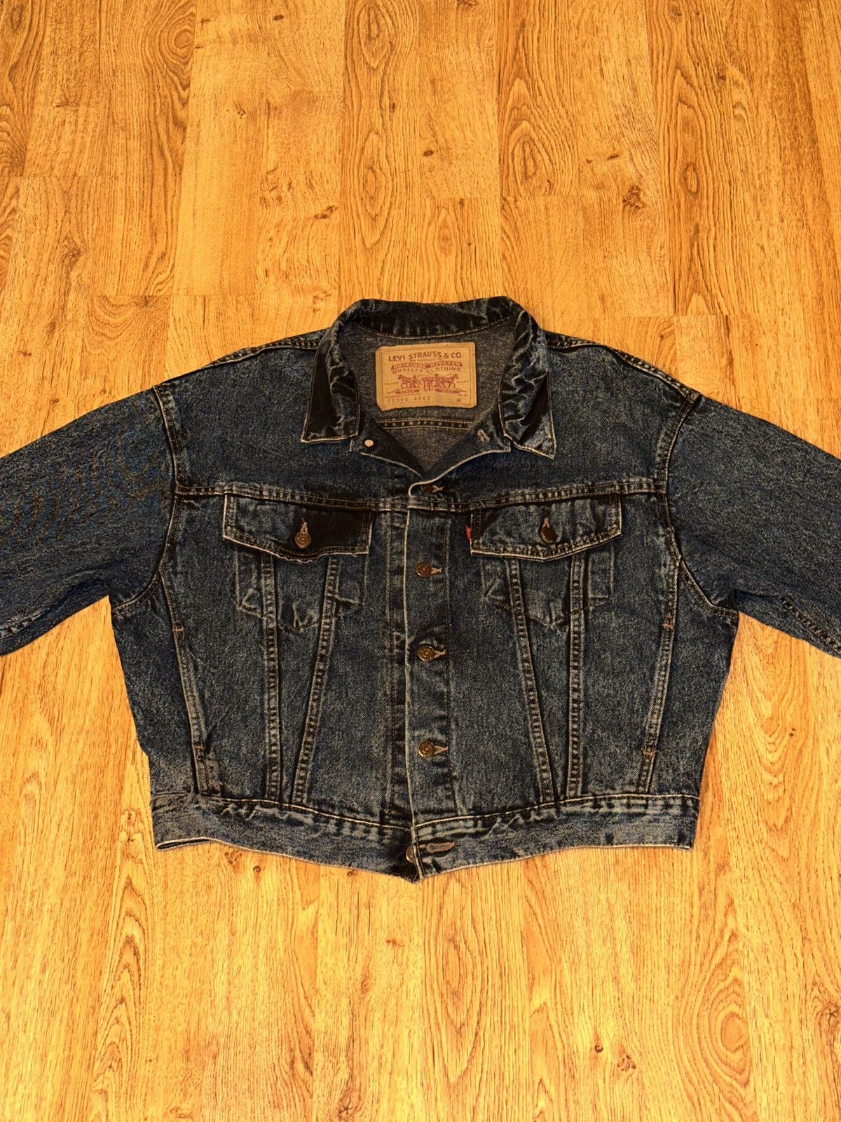 Levi's Vintage Clothing VTG Levi's Denim Trucker Jacket Men Size Medium 70598 4865 Size US M / EU 48-50 / 2 - 10 Thumbnail