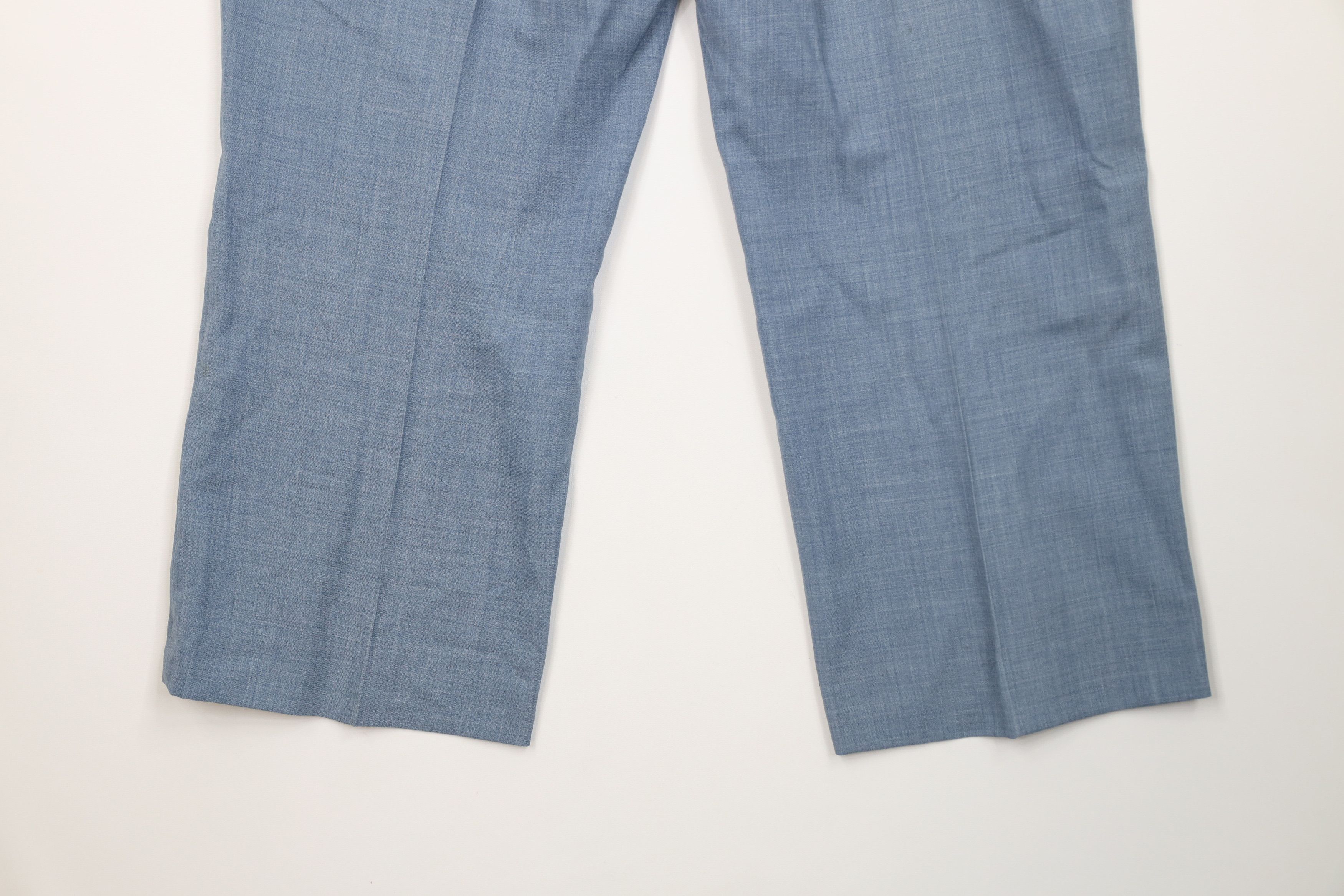 Vintage Vintage 60s Rockabilly Gabardine Bell Bottoms Pants USA Size US 36 / EU 52 - 14 Thumbnail