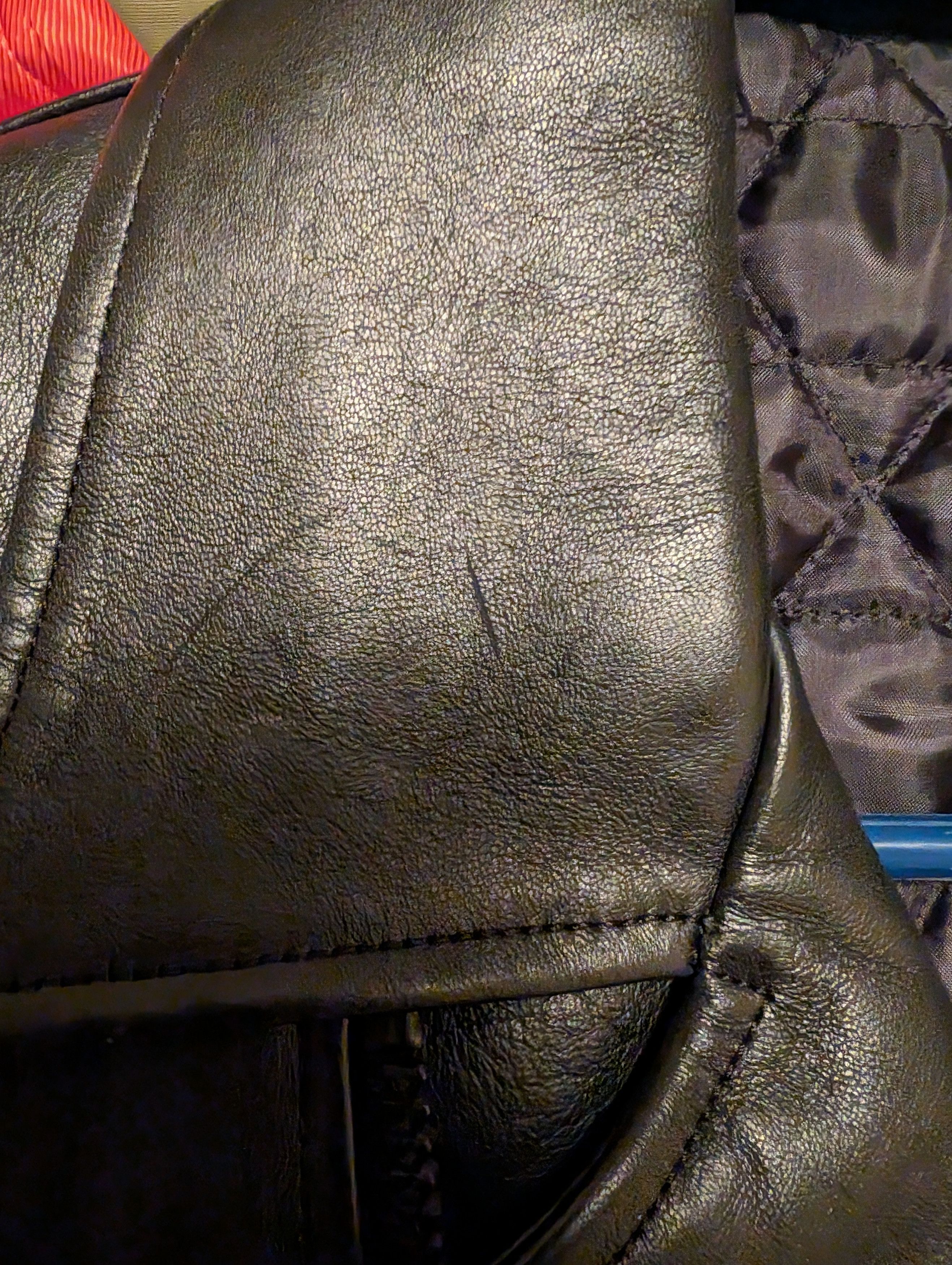 Blackmeans Blackmeans Quilted Leather Rider Jacket (Remeasured) Size US XS / EU 42 / 0 - 8 Thumbnail