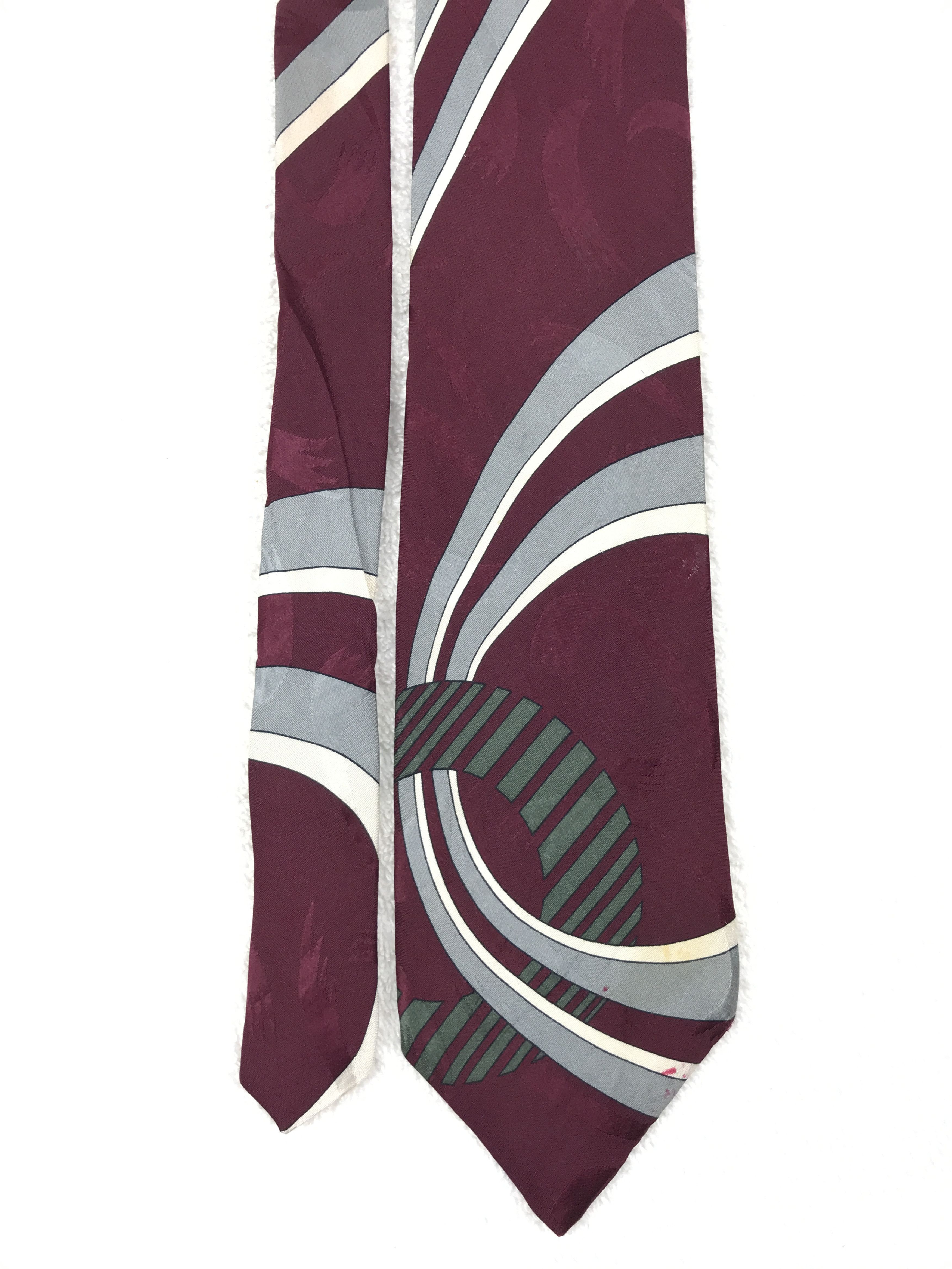 Bugatti × Designer × Vintage Vintage Bugatti Silk Necktie Size ONE SIZE - 3 Thumbnail