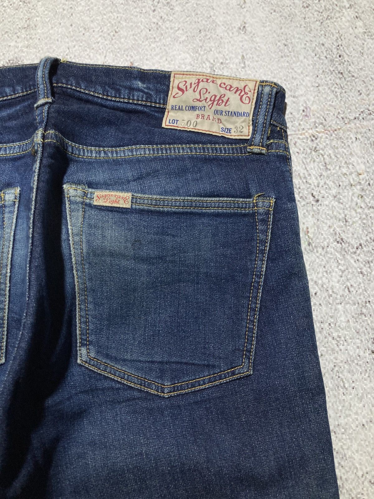 Sugar Cane Vintage Sugar Cane W32 Light Distressed Denim Jeans Pants Size US 31 - 4 Thumbnail