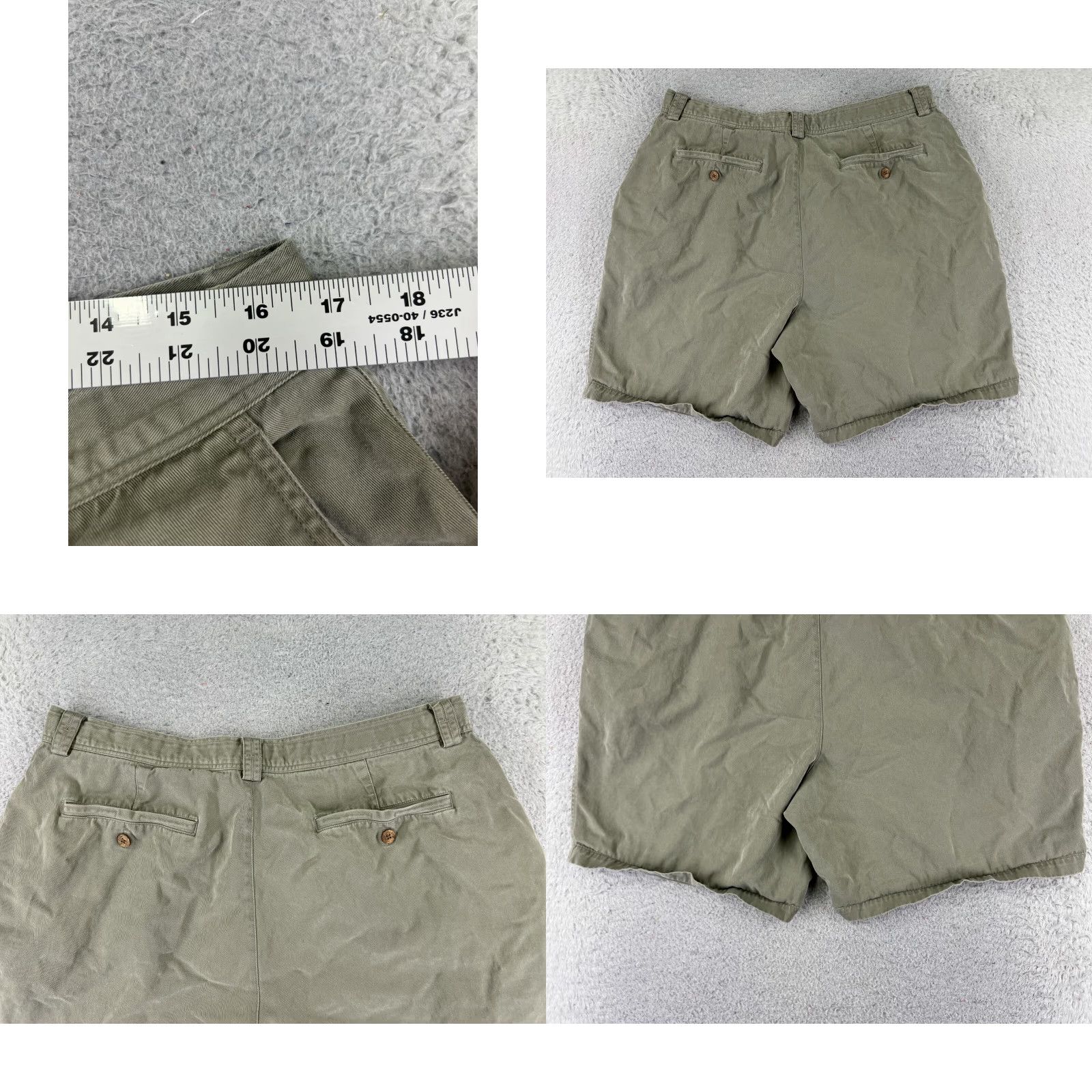 Tommy Bahama Tommy Bahama Shorts Adult 38 Green Cotton Tencel Flat Front Beach Vacation Golf Mens Size US 38 / EU 54 - 9 Thumbnail
