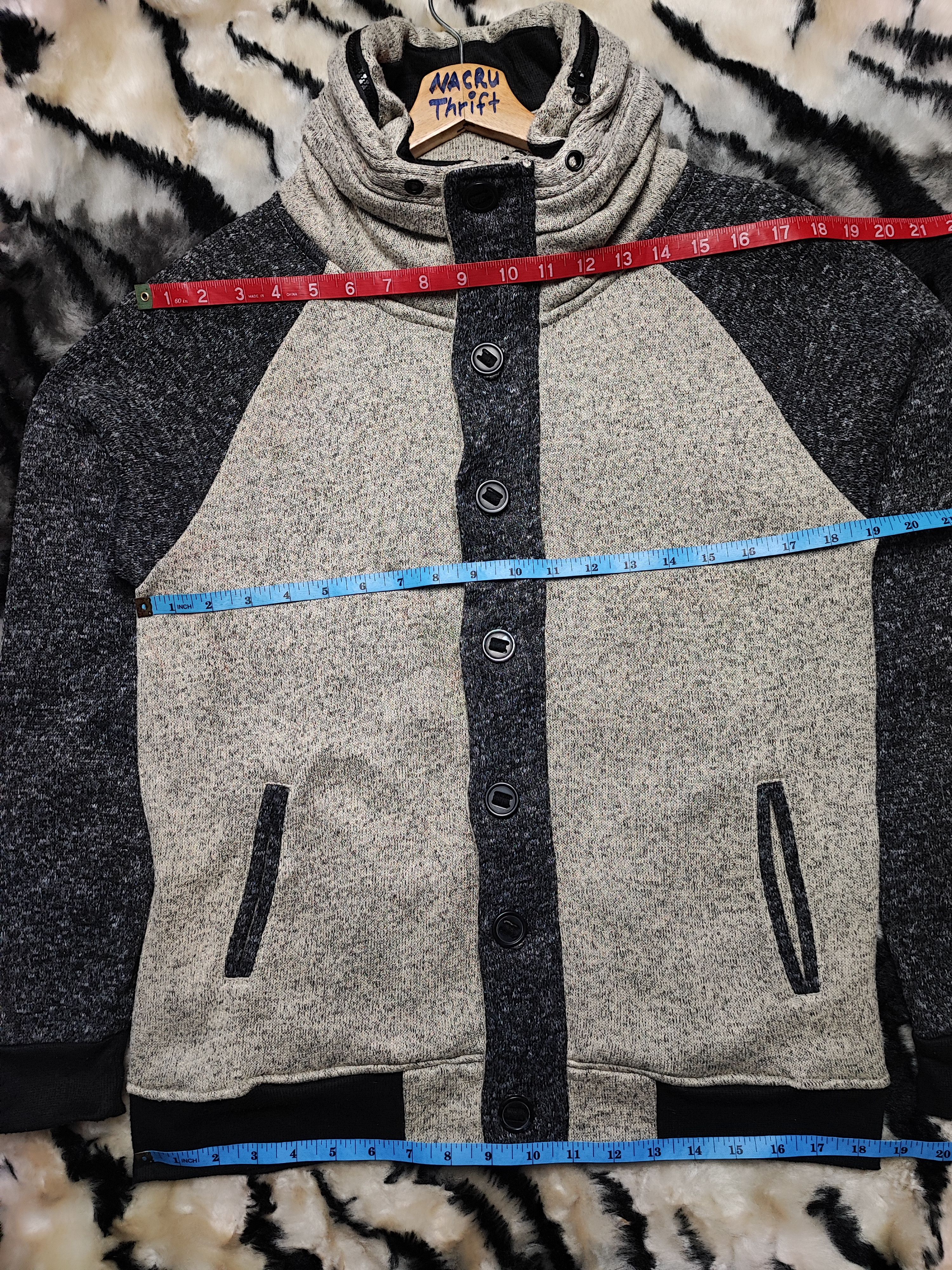 Japanese Brand Avail Avant Garde Knit Wool Jacket Size US L / EU 52-54 / 3 - 20 Thumbnail