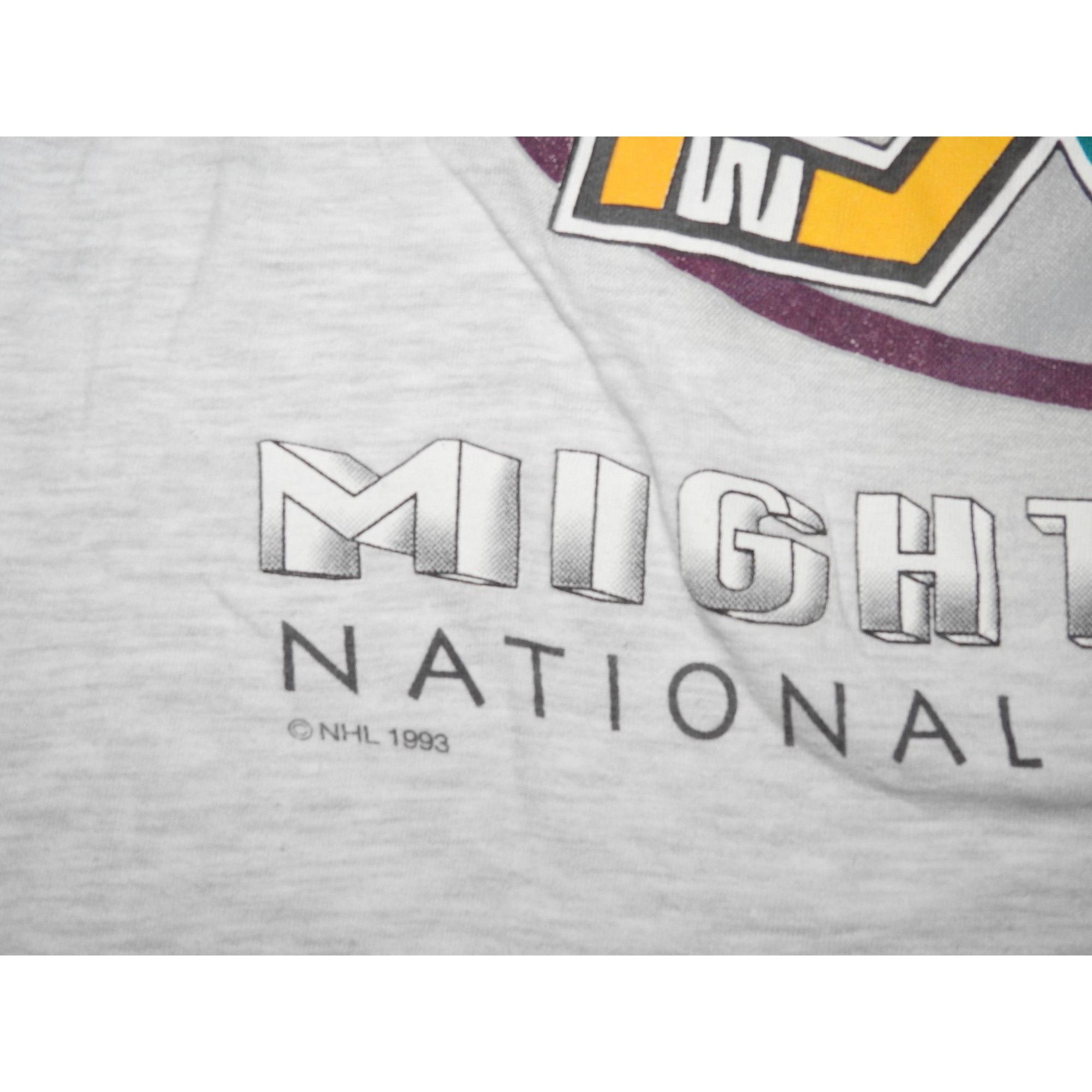 NHL Vintage 1993 Anaheim Mighty Ducks Pure Magic Long Sleeve T-S Size US M / EU 48-50 / 2 - 5 Thumbnail