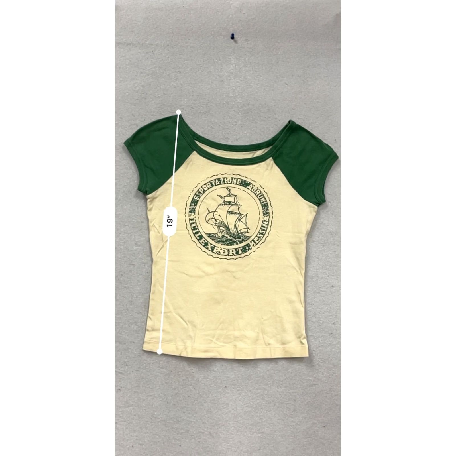 Vintage VINTAGE Padini Shirt Men S Green Beige Graphic Cotton T-Shirt Size US S / EU 44-46 / 1 - 7 Thumbnail