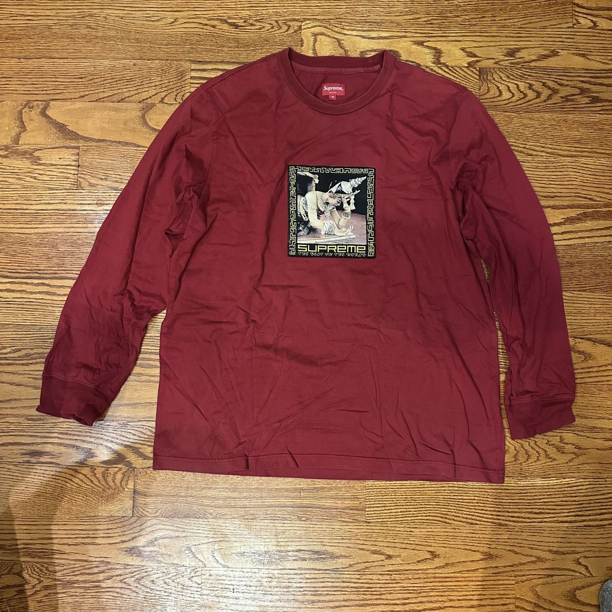 【希少】SUPREME Best In The World L/S Tee Supreme Best in the World L S Tee (FW17) - $110