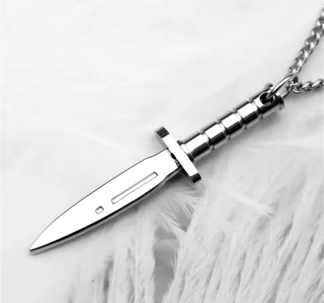 Vintage Gothic Knife Dagger Necklace Size ONE SIZE - 4 Thumbnail