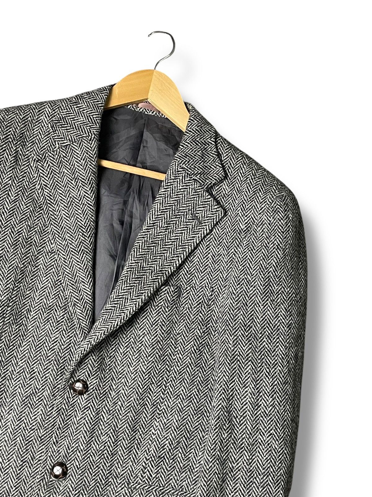 Designer × Harris Tweed × Vintage Harris Tweed Brand Herringbone Coat (59) Size US XS / EU 42 / 0 - 2 Thumbnail