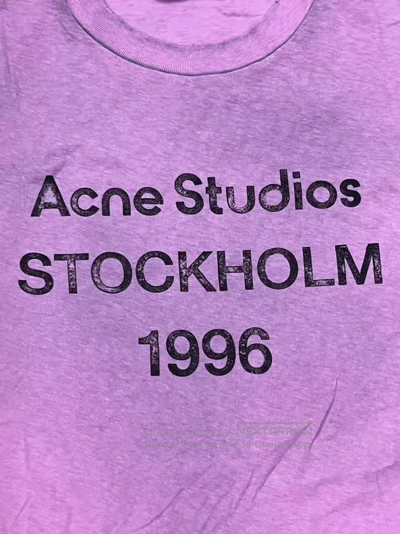 Acne Studios Acne Studios 1996 series retro logo round neck short sleev Size US XS / EU 42 / 0 - 3 Thumbnail