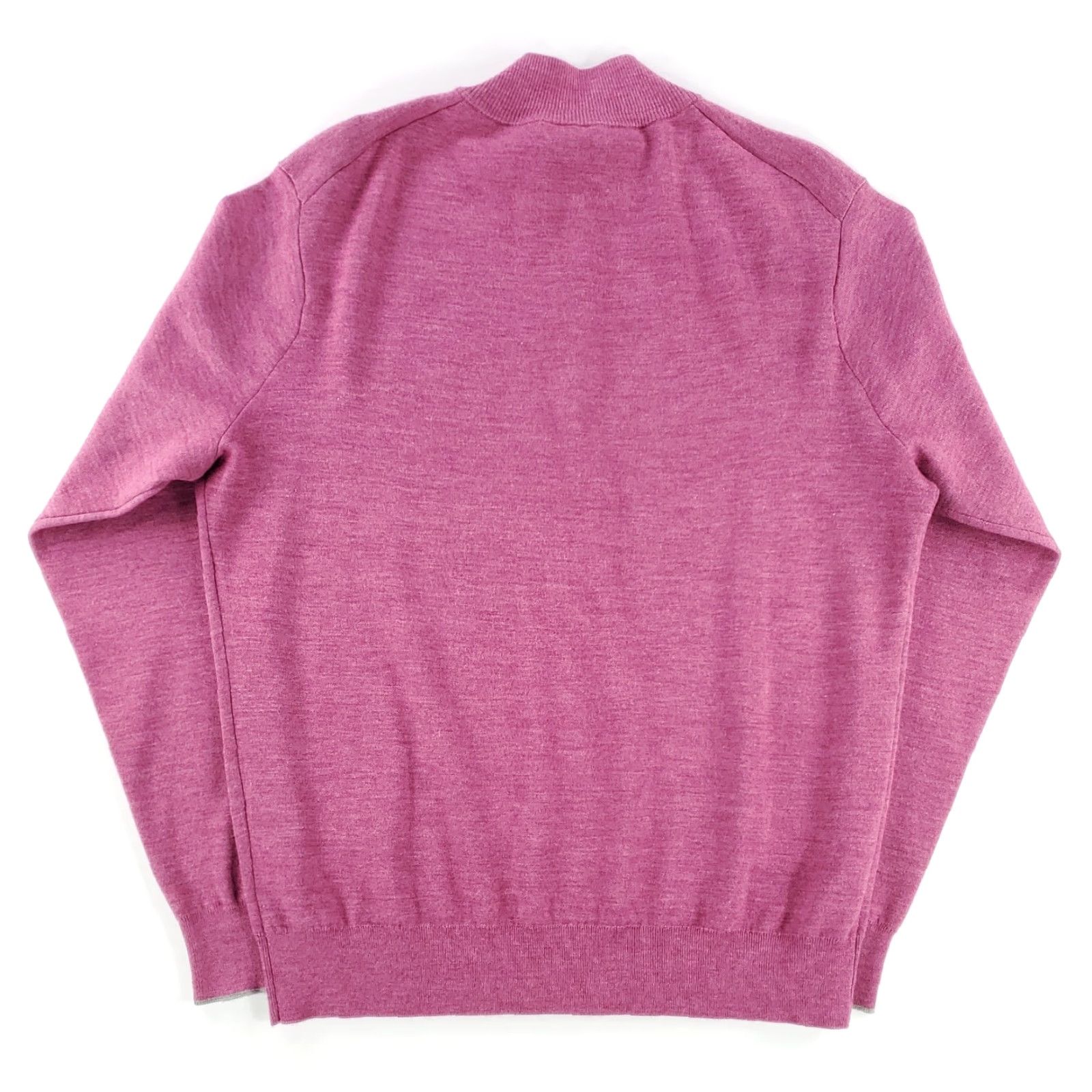Peter Millar VINTAGE Peter Millar Crown Crafted Quarter Zip Cashmere Silk Blend Purple Mens L Size US L / EU 52-54 / 3 - 3 Thumbnail