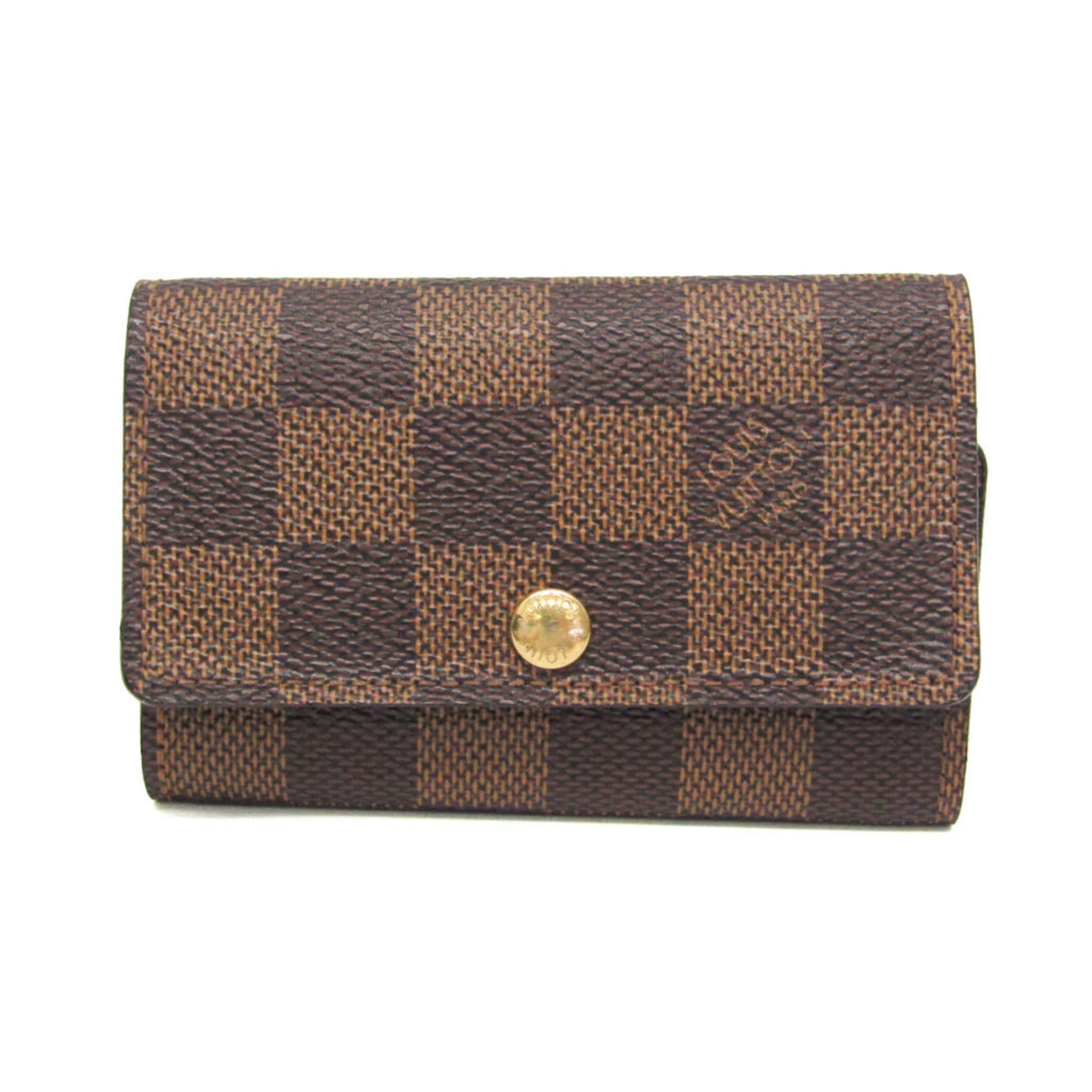 Louis Vuitton Louis Vuitton Damier Multicles 6 N62630 Men,Women Damier Canvas Key Case Ebene Size ONE SIZE - 1 Thumbnail