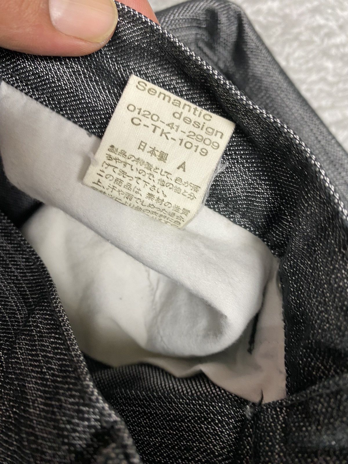 semanticdesign Semantics Design Zipper Pocket Denim. S0291 Size US 29 - 7 Thumbnail