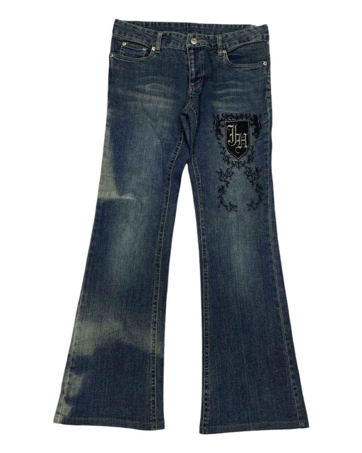 Hysteric Glamour FLARE🔥HYSTERIC GLAMOUR STYLE STYLE JAPAN DENIM JEANS Size 30" / US 8 / IT 44 - 5 Thumbnail