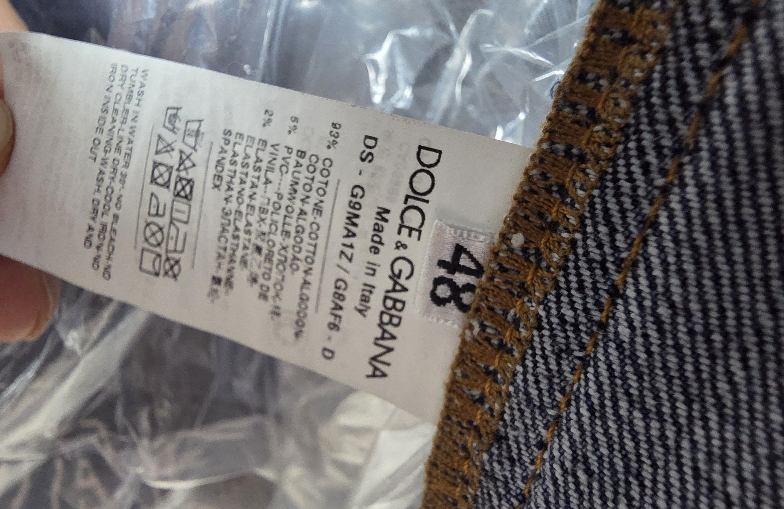 Dolce & Gabbana Dolce And Gabbana Blue Denim Drawing Jacket 48 Size!!! Size US M / EU 48-50 / 2 - 9 Thumbnail