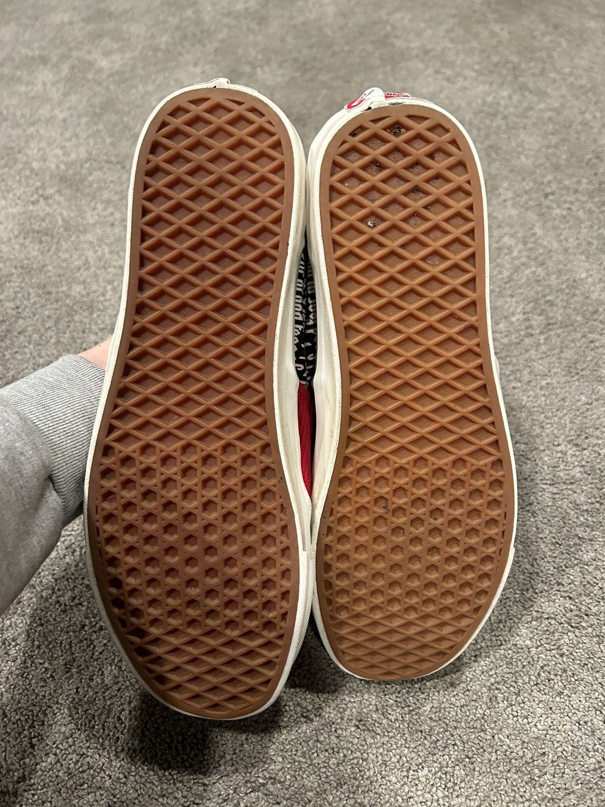 Fear of God × Vans Fear Of God Vans Era 95 Red Corduroy Size US 12 / EU 45 - 4 Thumbnail