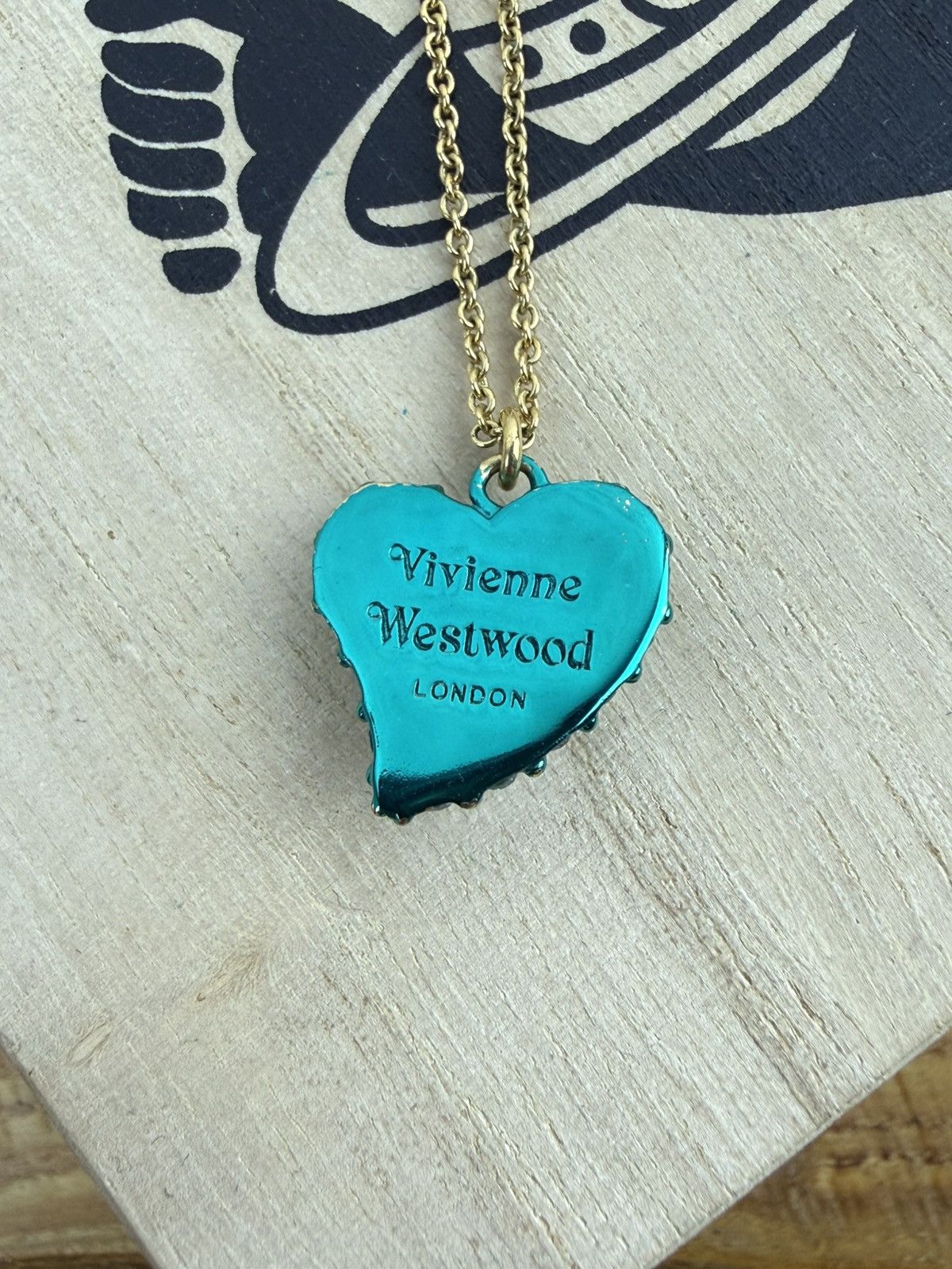 Vivienne Westwood Vivienne Westwood Zita Heart Pendant Necklace In Gold Size ONE SIZE - 5 Thumbnail